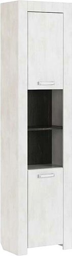 Книжный шкаф МСТ. Мебель Фест №8 (молокай/рич блэк)