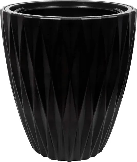 Кашпо Form-Plastic Caro FP-5790-084 (глубокий черный)
