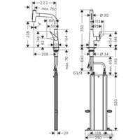 Смеситель Hansgrohe Metris Select M71 73817800