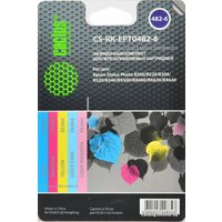 Чернила CACTUS CS-RK-EPT0482-6 (заправочный набор многоцветный)