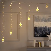 Гирлянда бахрома Luazon Бахрома-арка 2.5x1.2 м 136 Led 3612418 (белый теплый)