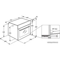 Газовый духовой шкаф Indesit IGW 620 BL