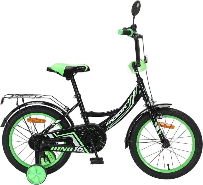

Детский велосипед Rook Dino (16, черный, разобранный)