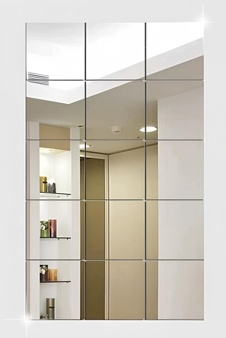 

Самоклеящийся зеркальный декор QF Квадратики 7111658