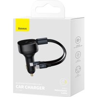 Автомобильное зарядное Baseus Enjoyment Pro 2-in-1 Car Charger C+L 60W C00057802111-02