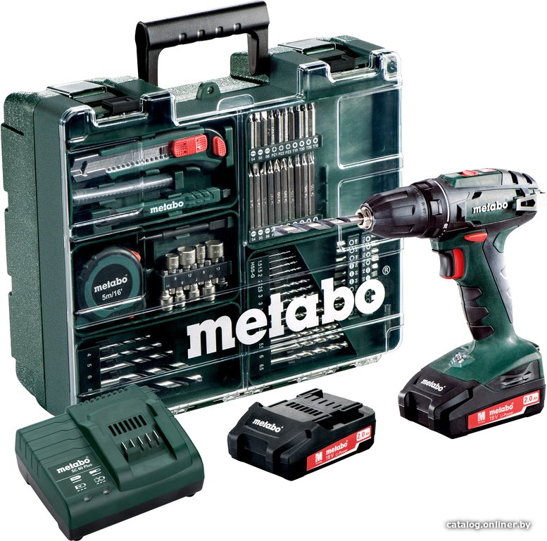 Дрель-шуруповерт Metabo BS 18 Set 602207880 (с 2-мя АКБ)