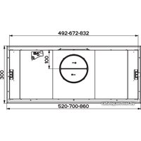 Кухонная вытяжка Smeg KICGR52X