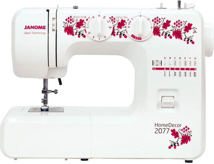 

Электромеханическая швейная машина Janome HomeDecor 2077