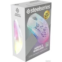 Игровая мышь SteelSeries Aerox 3 Wireless 2022 Edition Ghost