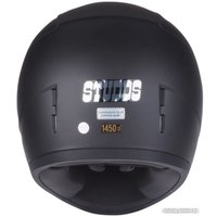 Мотошлем Studds Scorpion Solid (S, черный матовый)