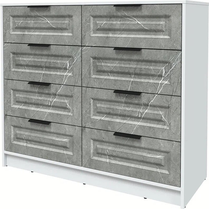 

Комод Интерлиния Концепт КТ-К117 Деко (белый платинум/керамика)