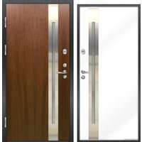 Металлическая дверь NORD DOORS Норд 70 НС-18Н21Ч32-Л (левый, каштан/белый)