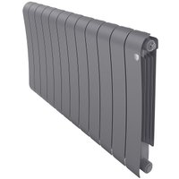 Биметаллический радиатор Royal Thermo Infinity 500 Silver Satin (12 секций)