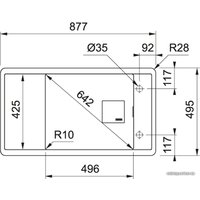 Кухонная мойка Franke Fresno FSG 611 114.0593.108 (оникс)