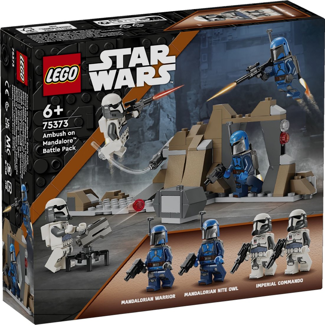 

Конструктор LEGO Star Wars 75373 Боевой набор Засада на Мандалоре