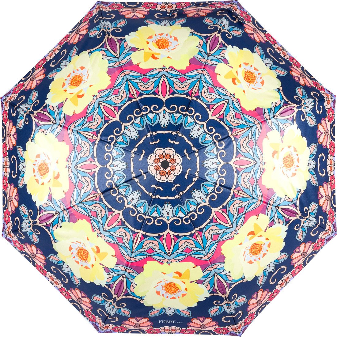 

Складной зонт Gianfranco Ferre 6002-OC Flowers Blu