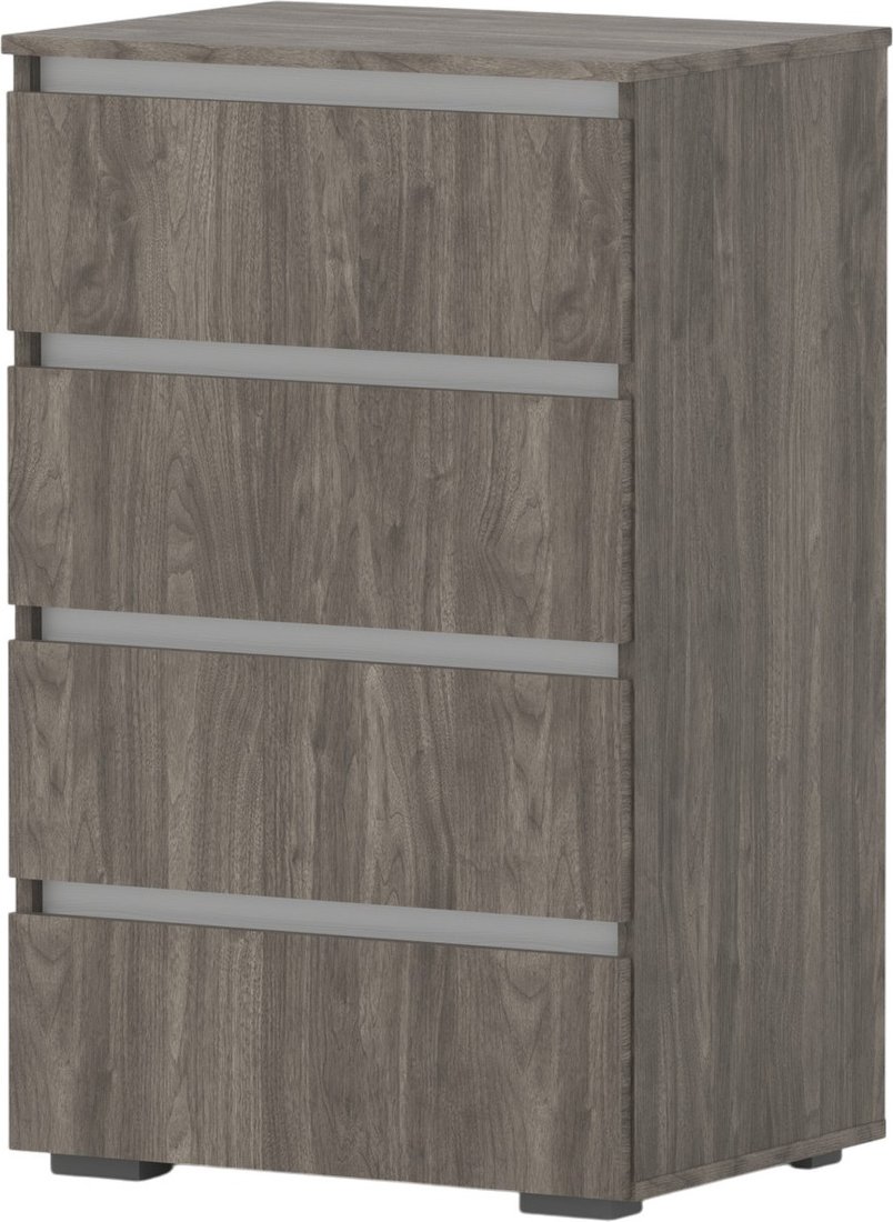 

Комод Кортекс-мебель Бари 60 4ш (орех элия/орех элия/белый)