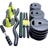 Набор гантелей AMETIST со штангой и гирями 7 в 1 30 кг 2040455903745