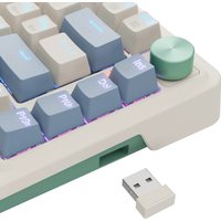 Клавиатура Redragon Ucal Pro (бежевый/зеленый)