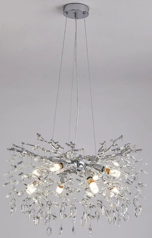 

Подвесная люстра Estares Roxana 55 E14х8 R-600x1200-CHROME/CRYSTAL-220-IP20