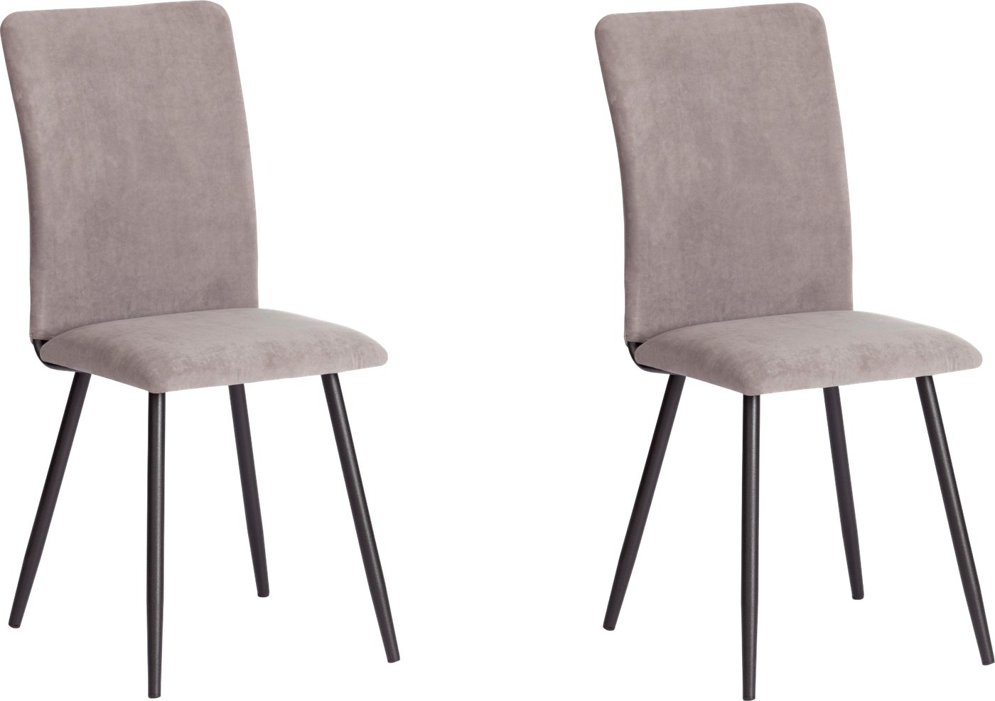 

Стул TetChair La Rousse (велюр, серый/черный, 2 шт)