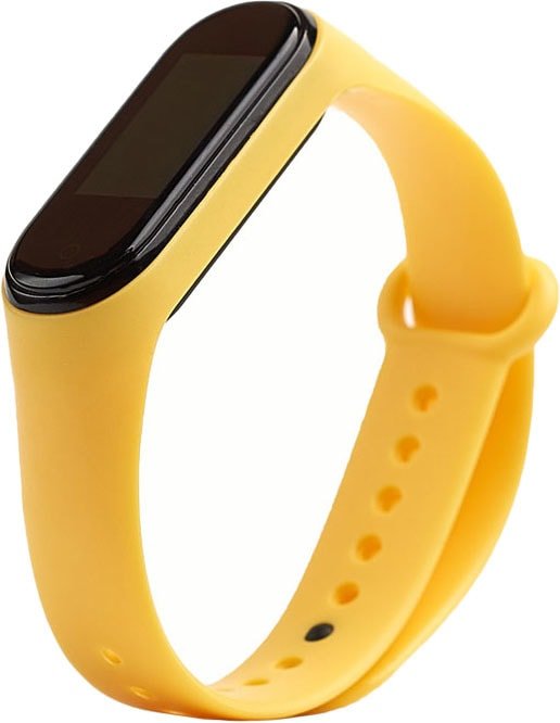 

Ремешок KST силиконовый для Xiaomi Mi Smart Band 5/6 (желтый)