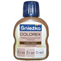 Колеровочная краска Sniezka Colorex 0.1 л (№74, коричневый темный)