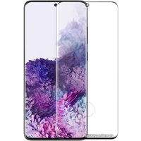 Защитное стекло Case Full Screen для Galaxy S20 Plus (черный глянец)