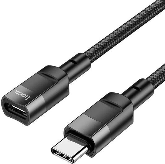 

Кабель Hoco U107 USB Type-C - USB Type-C (1.2 м, черный)