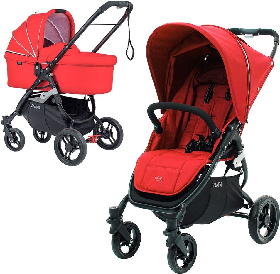 

Универсальная коляска Valco Baby Snap 4 (2 в 1, fire red)