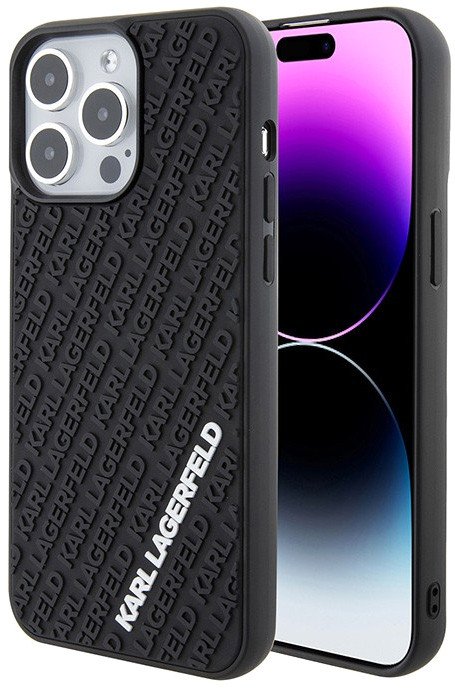 

Чехол для телефона CG Mobile Lagerfeld 3D Rubber Multi Logo Hard для iPhone 15 Pro Max KLHCP15X3DMKRLK