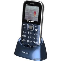 Кнопочный телефон Maxvi B6 (маренго)