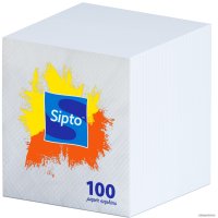 Бумажные салфетки Sipto 100 шт (белый)