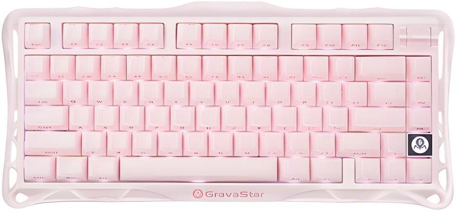 

Клавиатура Gravastar Mercury K1 Special Edition Sakura Pink (GravaStar x Kailh Cherry Pink)