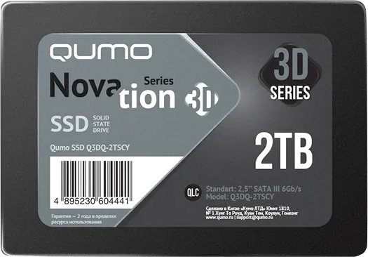 

SSD QUMO Novation 3D QLC 2TB Q3DQ-2TSCY