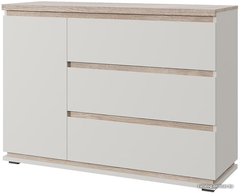 Тумба Anrex Lima 1D3S (персидский жемчуг/мадура)