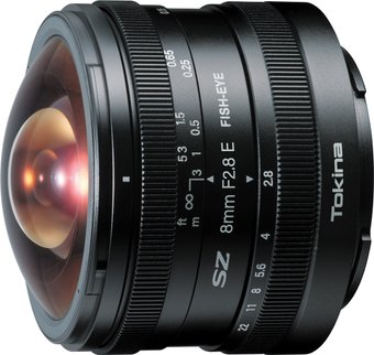 Объектив Tokina SZ 8mm F2.8 E FISH-EYE для Sony E
