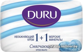 Duru Крем-мыло 1+1 Увлажняющий крем & Морские минералы 80 г