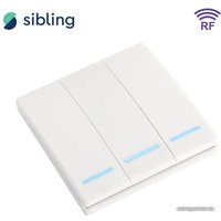 Выключатель Sibling Powerlight-M3W 3-канальный
