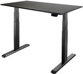 Unique Ergo Desk 1380x800x18мм (дуб мореный/черный)