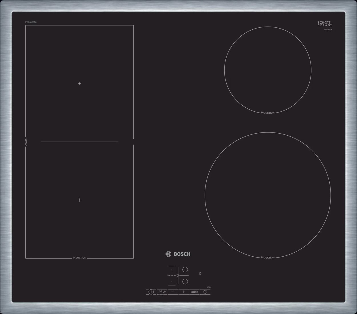 

Варочная панель Bosch PWP64RBB6E
