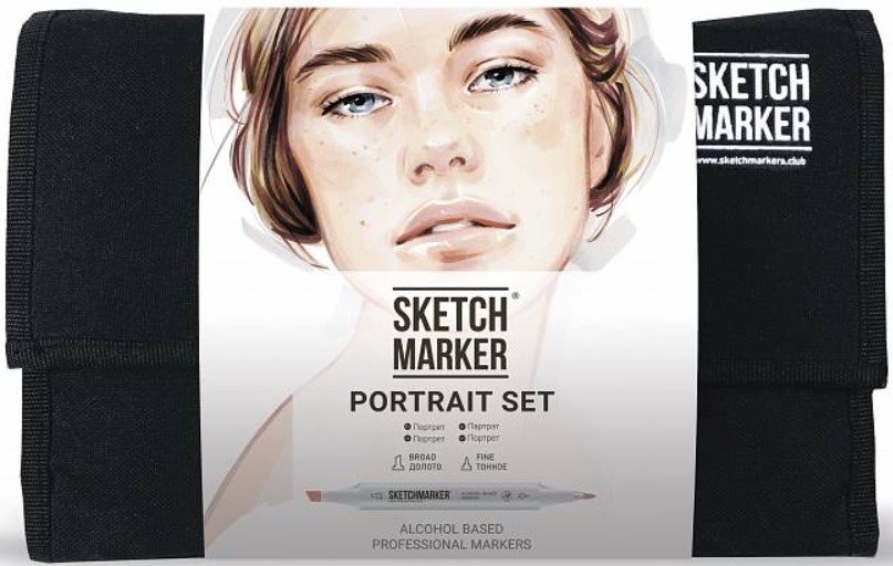 

Маркер художественный Sketchmarker Portrait Set SM-24PORT (24 шт)