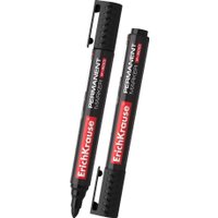 Маркер перманентный Erich Krause P-400 черный 30986 (1 шт)