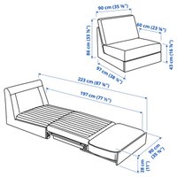 Кресло-кровать Ikea Kivik s39470231