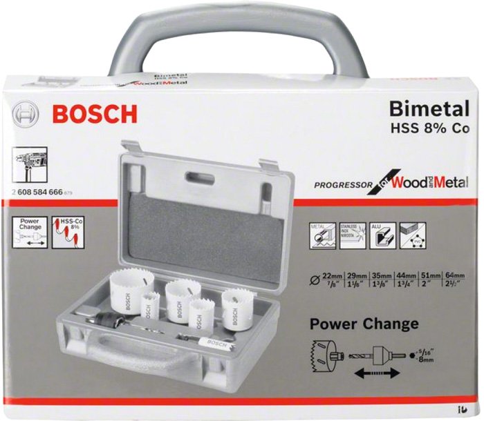 

Набор оснастки для электроинструмента Bosch 2608584666 9 предметов