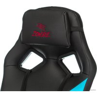 Игровое (геймерское) кресло Zombie Driver (черный/голубой)