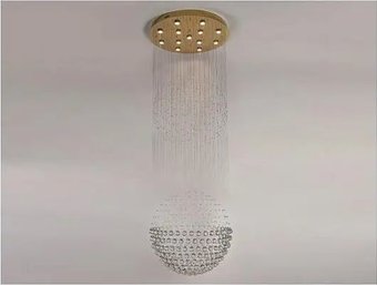 Припотолочная люстра Newport 8113/230 gold NEW