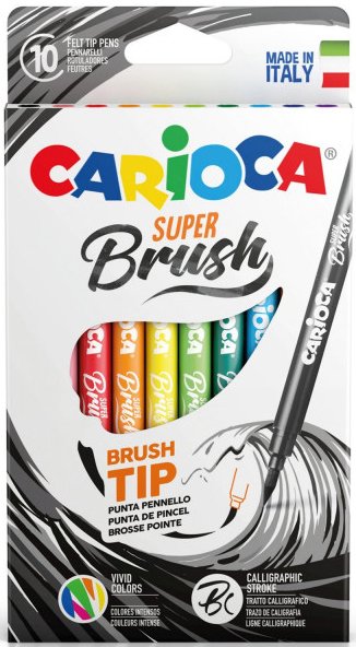 

Фломастеры Carioca Super Brush 42937 (10 цветов)