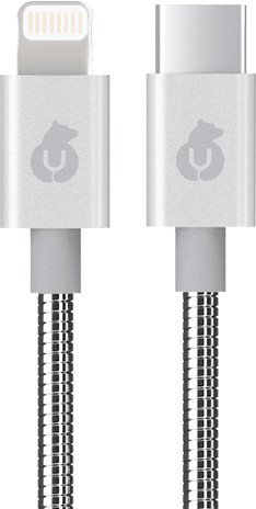 

Кабель uBear Force USB Type-C - Lightning DC10SL12FM-CL (1.2 м, серебристый)