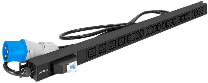 

Блок розеток ExeGate ServerPro PDU-V420 Al-20C134C19-IEC309-32A-1P